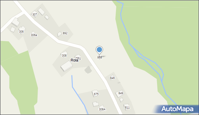 Szymbark, Szymbark, 868, mapa Szymbark