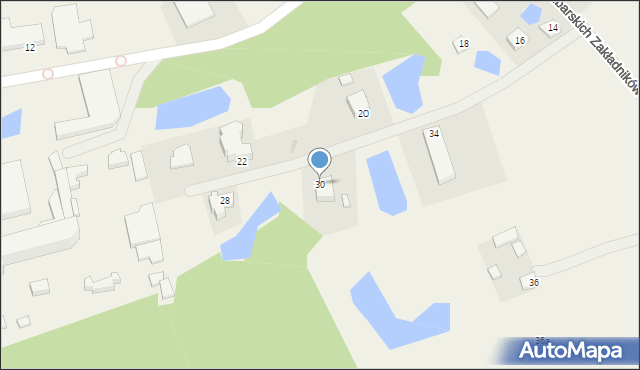 Szymbark, Szymbarskich Zakładników, 30, mapa Szymbark