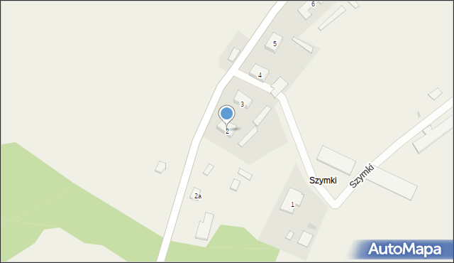 Szymki, Szymki, 2, mapa Szymki