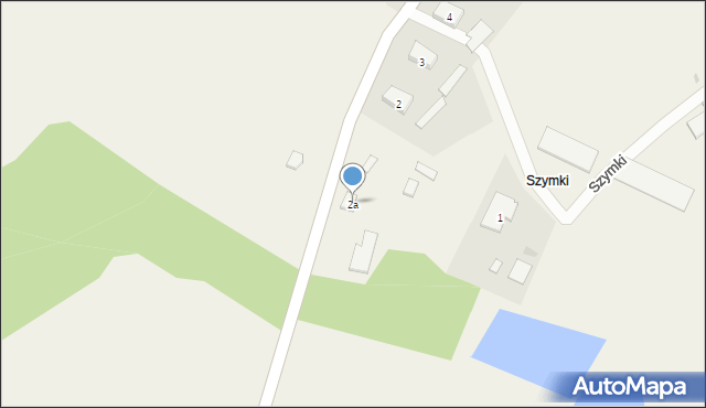 Szymki, Szymki, 2a, mapa Szymki