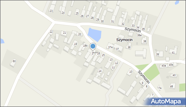 Szymocin, Szymocin, 17, mapa Szymocin