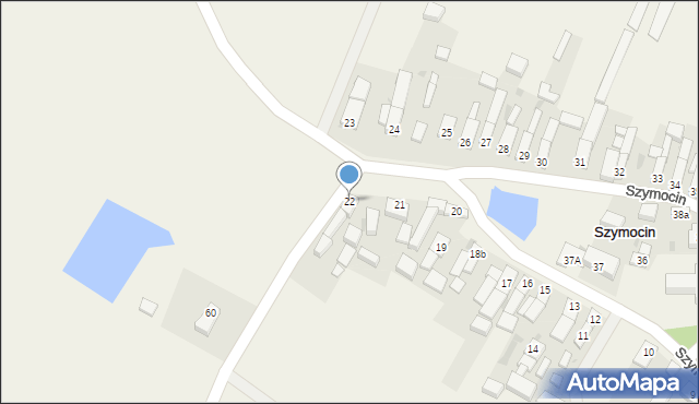 Szymocin, Szymocin, 22, mapa Szymocin