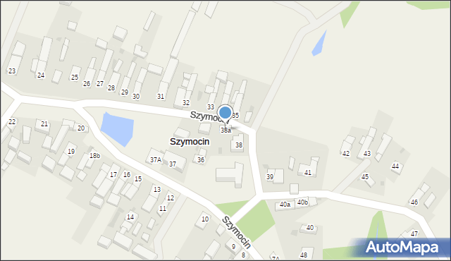 Szymocin, Szymocin, 38a, mapa Szymocin