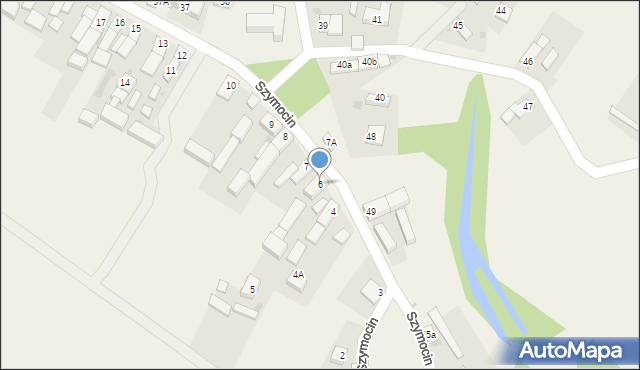 Szymocin, Szymocin, 6, mapa Szymocin