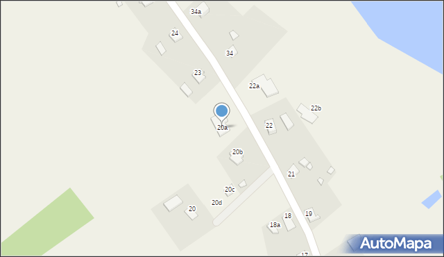 Szymonka, Szymonka, 20a, mapa Szymonka