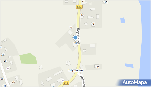 Szymonka, Szymonka, 35, mapa Szymonka