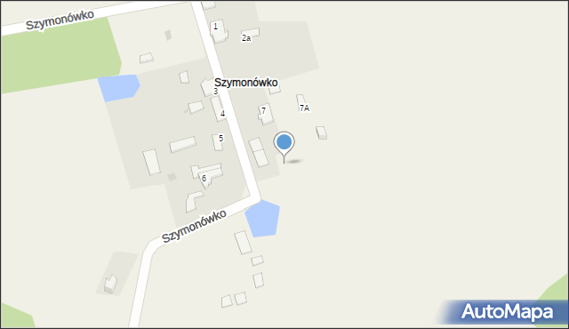 Szymonówko, Szymonówko, 7b, mapa Szymonówko