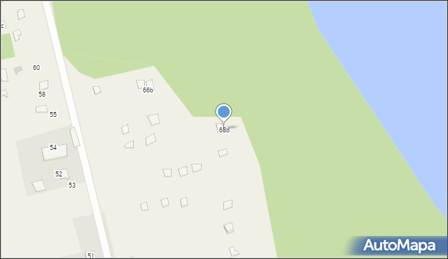 Szymonowo, Szymonowo, 68d, mapa Szymonowo