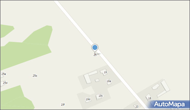 Szymony, Szymony, 25, mapa Szymony