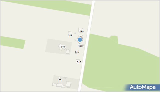 Szynczyce, Szynczyce, 54C, mapa Szynczyce