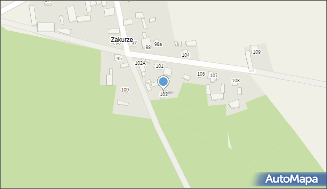 Szynkarzyzna, Szynkarzyzna, 103, mapa Szynkarzyzna