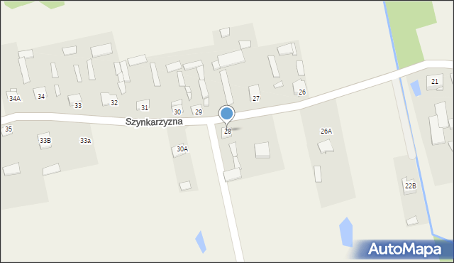 Szynkarzyzna, Szynkarzyzna, 28, mapa Szynkarzyzna