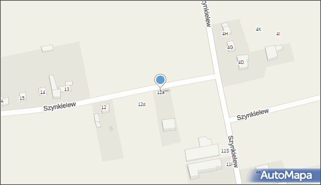 Szynkielew, Szynkielew, 12a, mapa Szynkielew