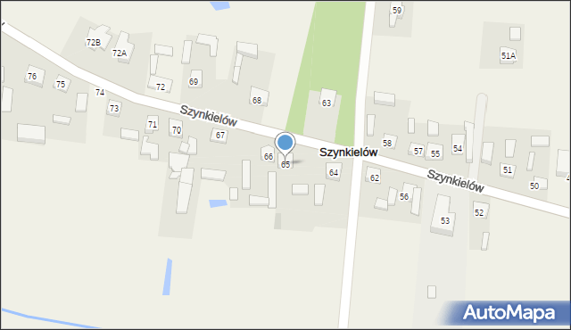 Szynkielów, Szynkielów, 65, mapa Szynkielów