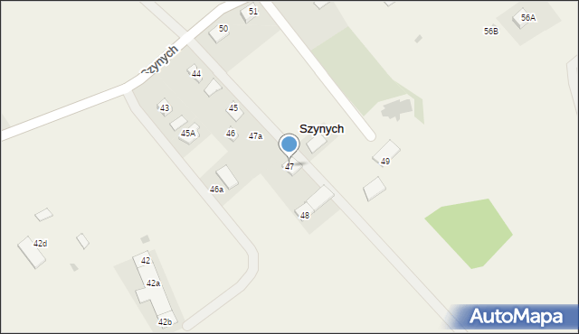 Szynych, Szynych, 47, mapa Szynych