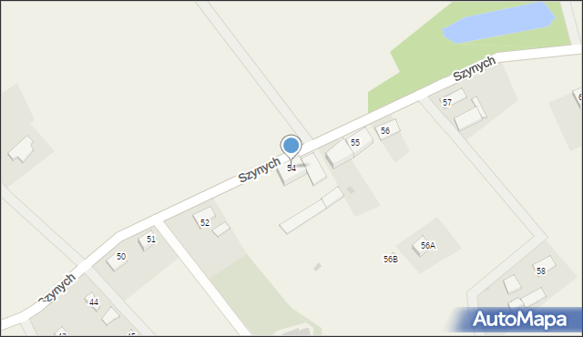 Szynych, Szynych, 54, mapa Szynych