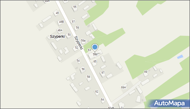 Szyperki, Szyperki, 59b, mapa Szyperki