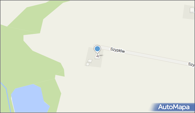 Szypłów, Szypłów, 41, mapa Szypłów