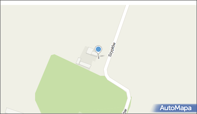 Szypłów, Szypłów, 8, mapa Szypłów