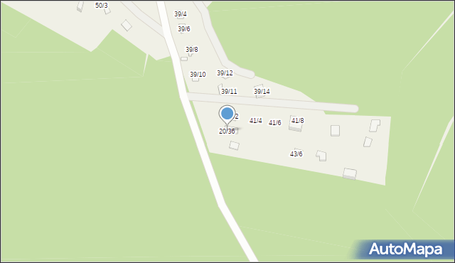 Szyszki, Szyszki, 20/36, mapa Szyszki