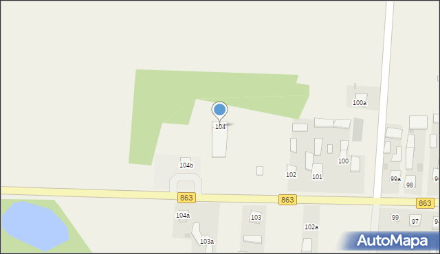 Szyszków, Szyszków, 104, mapa Szyszków