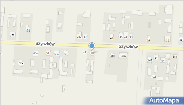 Szyszków, Szyszków, 48, mapa Szyszków