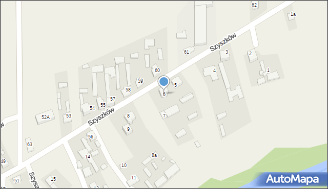 Szyszków, Szyszków, 6, mapa Szyszków