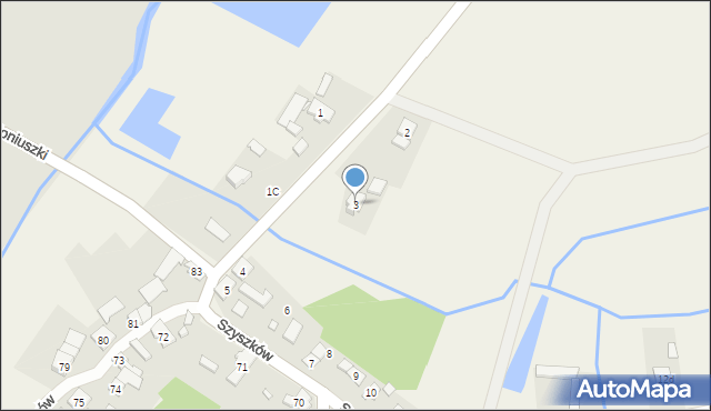 Szyszków, Szyszków, 3, mapa Szyszków