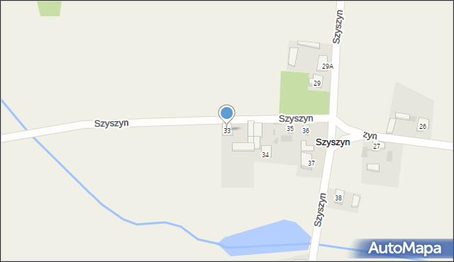 Szyszyn, Szyszyn, 33, mapa Szyszyn