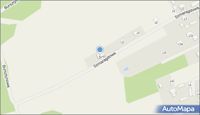 Tabor, Szmaragdowa, 12, mapa Tabor