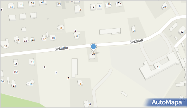 Tanowo, Szkolna, 1b, mapa Tanowo