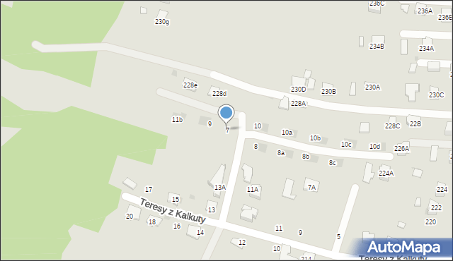 Tarnów, Szaflarskiej Danuty, 7, mapa Tarnów