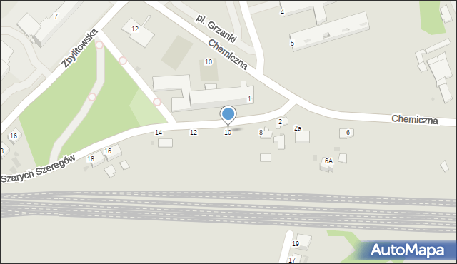 Tarnów, Szarych Szeregów, 10, mapa Tarnów