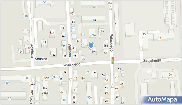 Tarnów, Szujskiego Józefa, 21, mapa Tarnów