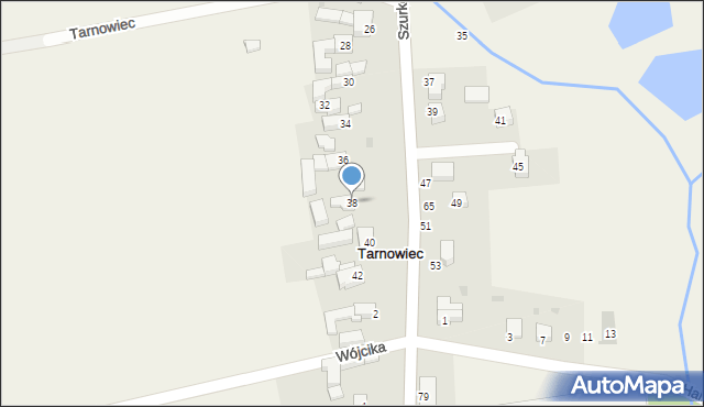 Tarnowiec, Szurkowskiego Ryszarda, 38, mapa Tarnowiec