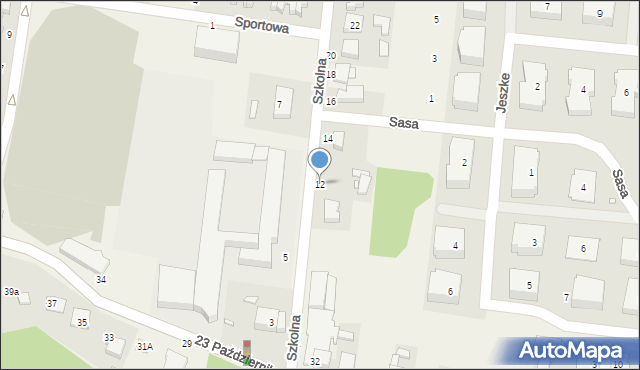 Tarnowo Podgórne, Szkolna, 12, mapa Tarnowo Podgórne