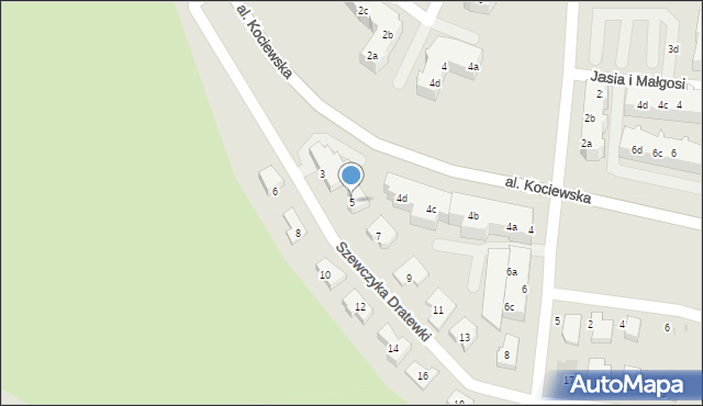 Tczew, Szewczyka Dratewki, 5, mapa Tczew