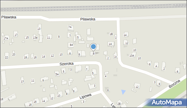 Tłuszcz, Szeroka, 4, mapa Tłuszcz