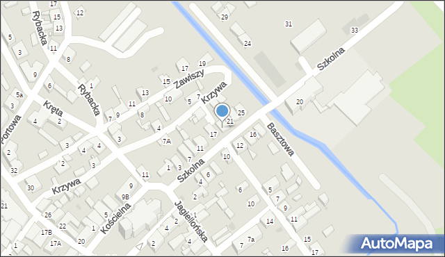 Tolkmicko, Szkolna, 19, mapa Tolkmicko