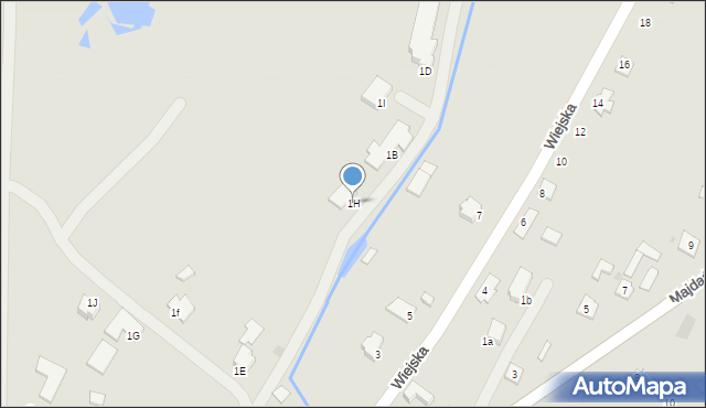 Tomaszów Lubelski, Szopena Fryderyka, 1H, mapa Tomaszów Lubelski