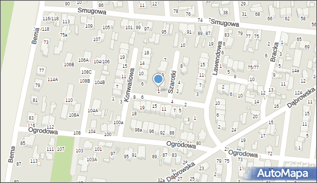 Tomaszów Mazowiecki, Szarotki, 1, mapa Tomaszów Mazowiecki