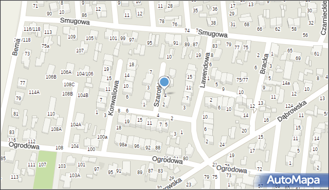 Tomaszów Mazowiecki, Szarotki, 4, mapa Tomaszów Mazowiecki