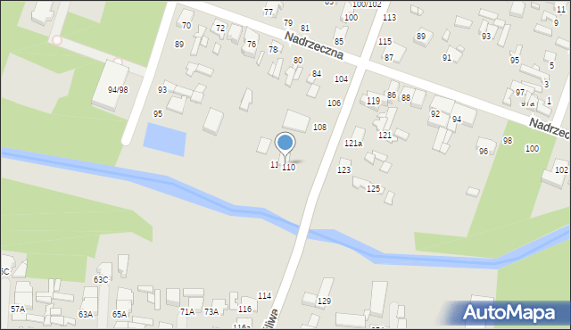Tomaszów Mazowiecki, Szczęśliwa, 110/112, mapa Tomaszów Mazowiecki