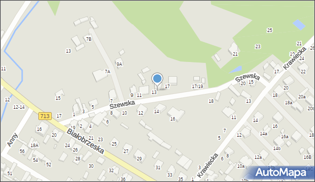 Tomaszów Mazowiecki, Szewska, 15, mapa Tomaszów Mazowiecki