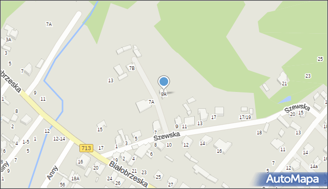 Tomaszów Mazowiecki, Szewska, 9A, mapa Tomaszów Mazowiecki