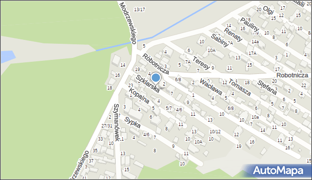 Tomaszów Mazowiecki, Szklarska, 5, mapa Tomaszów Mazowiecki