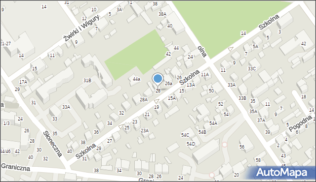 Tomaszów Mazowiecki, Szkolna, 28, mapa Tomaszów Mazowiecki