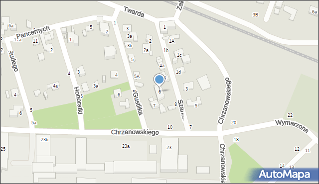 Toruń, Szarika, 6, mapa Torunia