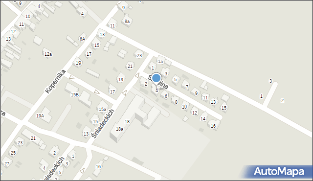 Trzemeszno, Szkolna, 4, mapa Trzemeszno