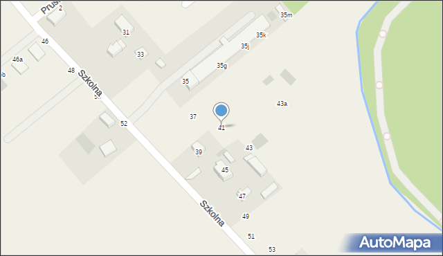 Tuchom, Szkolna, 41, mapa Tuchom